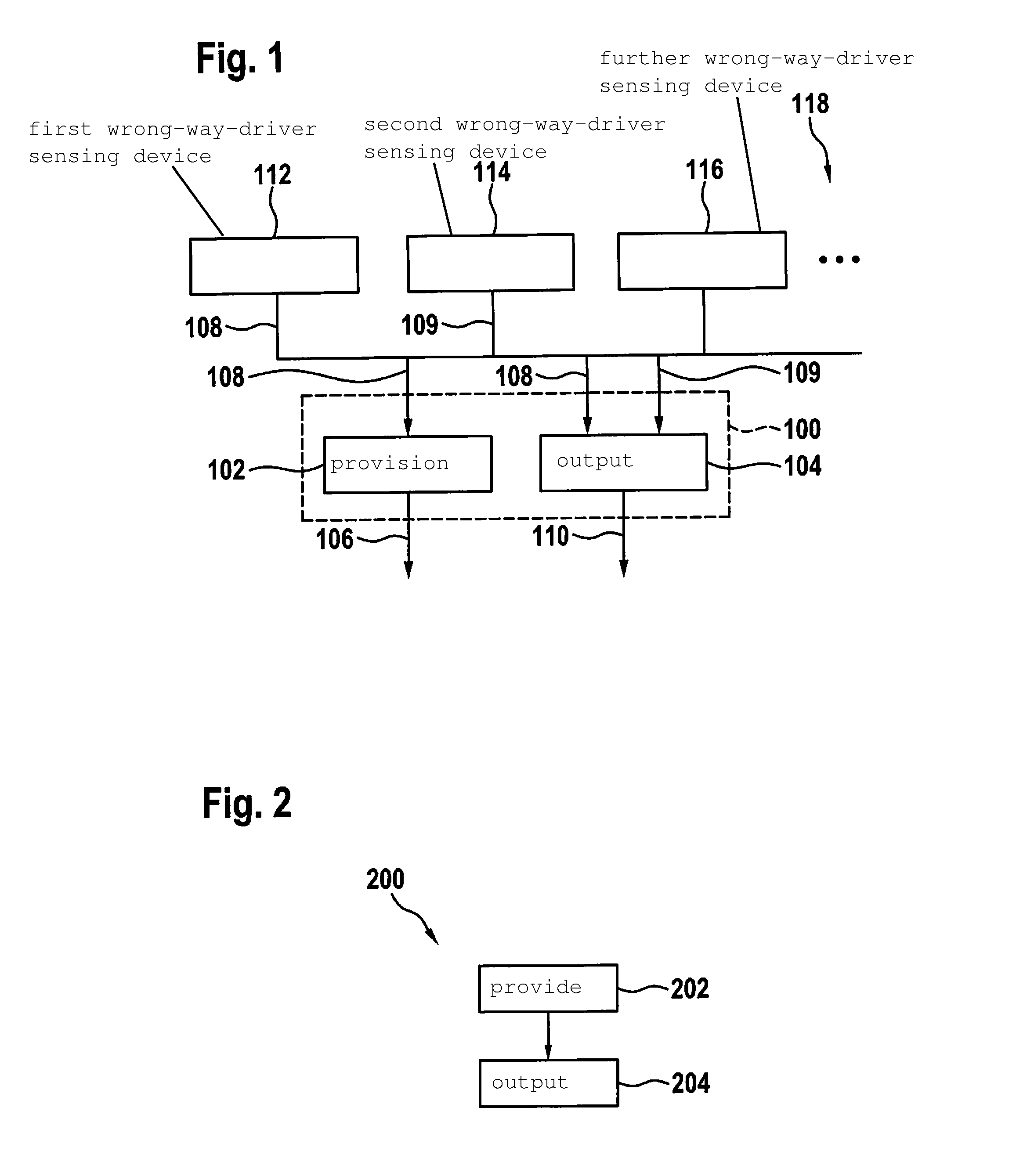 Method and apparatus to warn of a vehicle moving in the wrong direction of travel