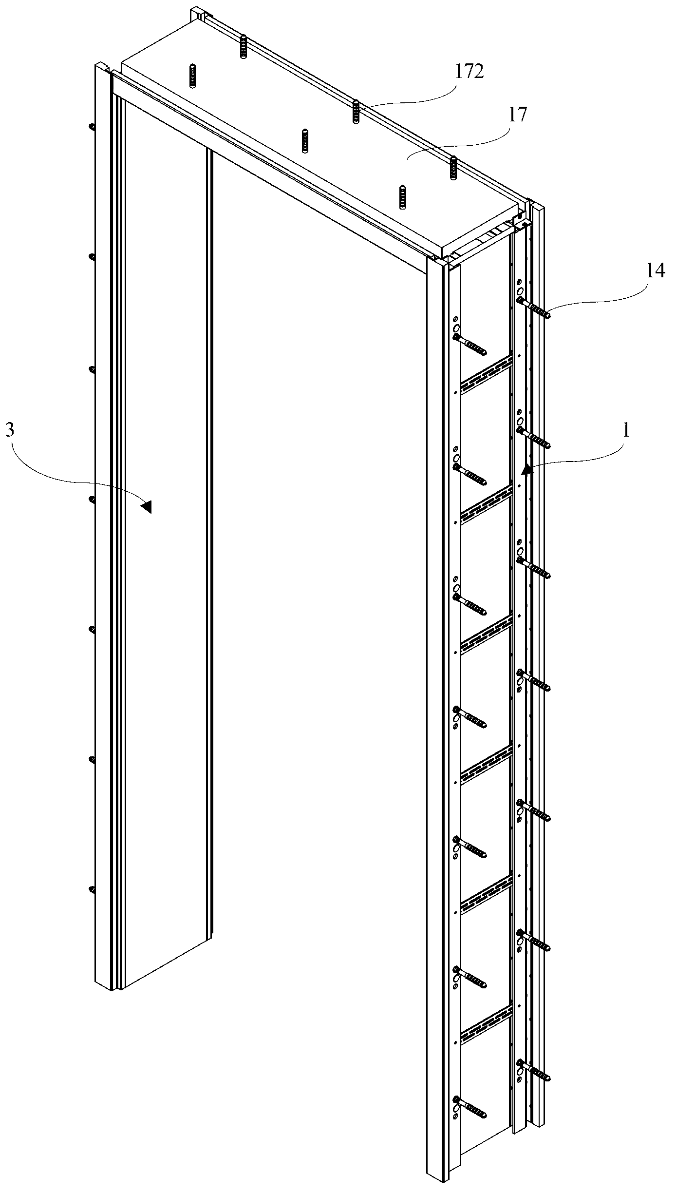 Finished sliding door window frame and method for mounting door window frame