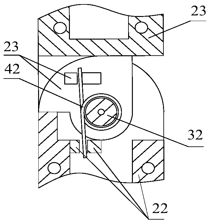 Tendon rope lateral locking linkage adaptive robot finger device