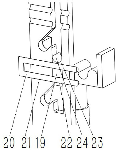 Bench press barbell stand with multi-stage protection