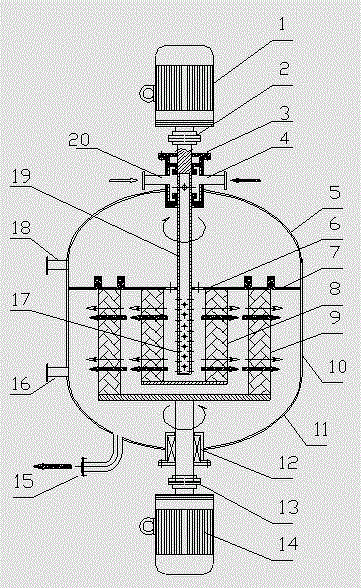 A kind of alkylation reactor and the method of alkylation reaction