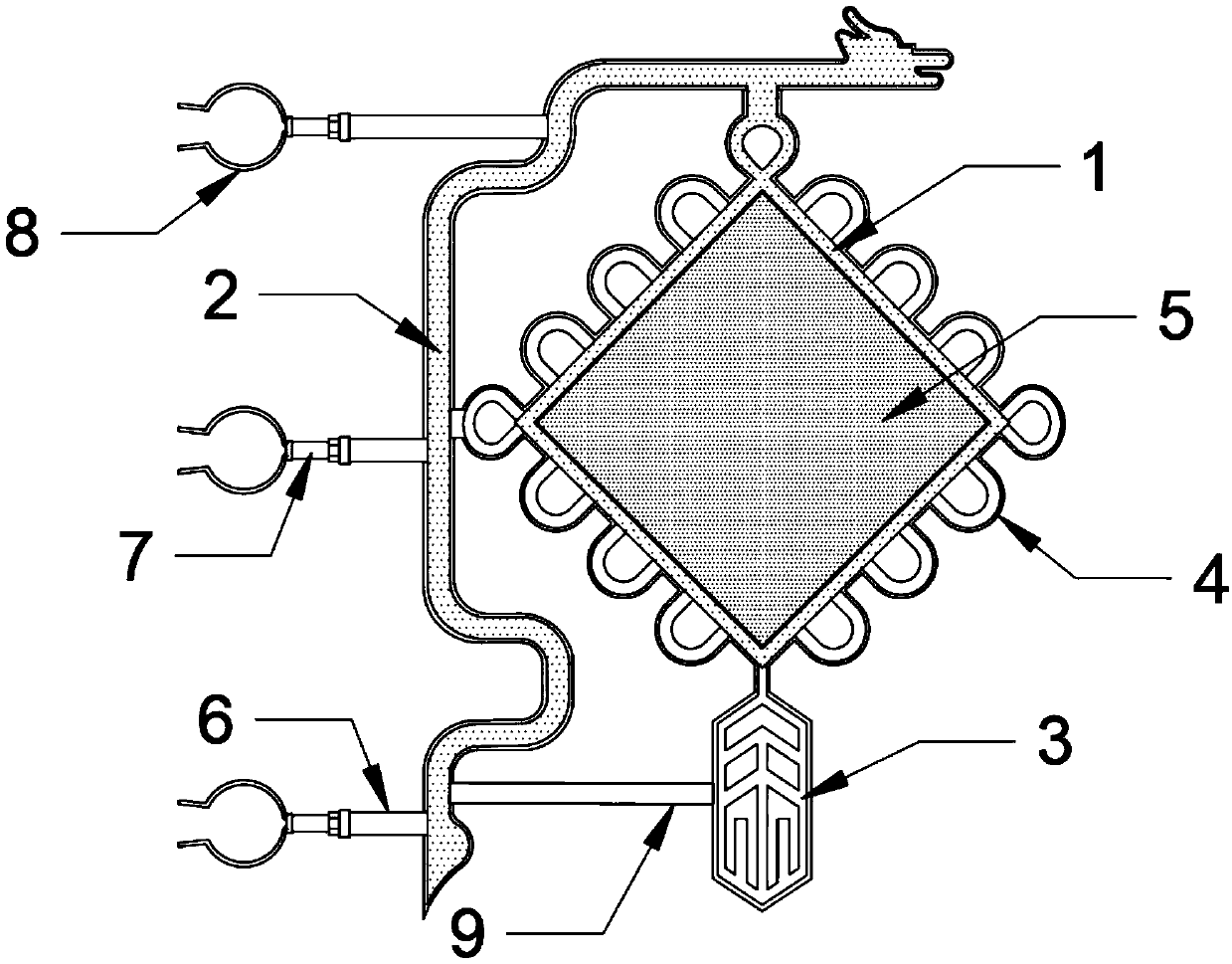 Double-sided display device with decorative lighting