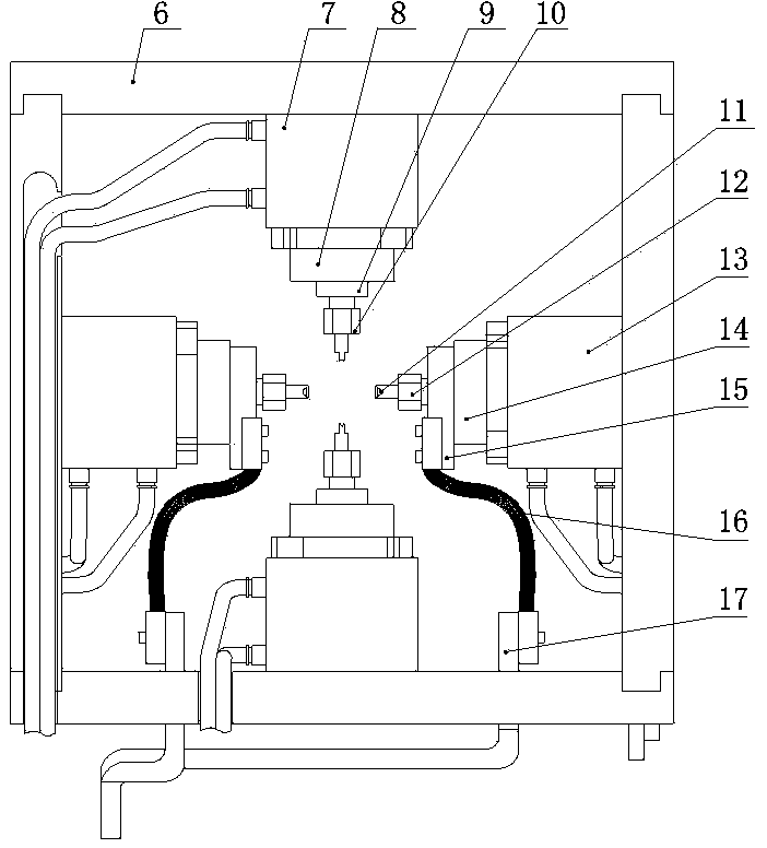 Small-diameter pipe extrusion and soldering sealing device