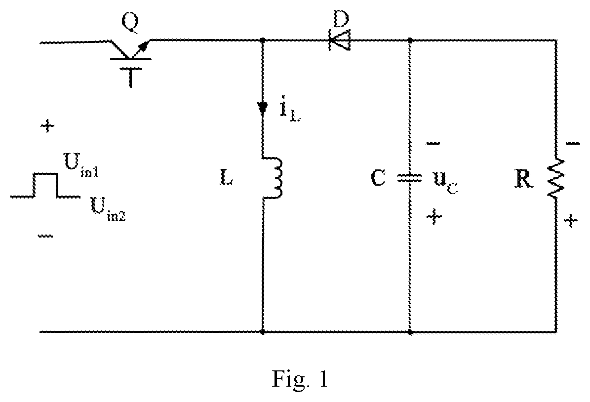 Method for determining stability range of control parameters of buck-boost converter based on segmented delay feedback control