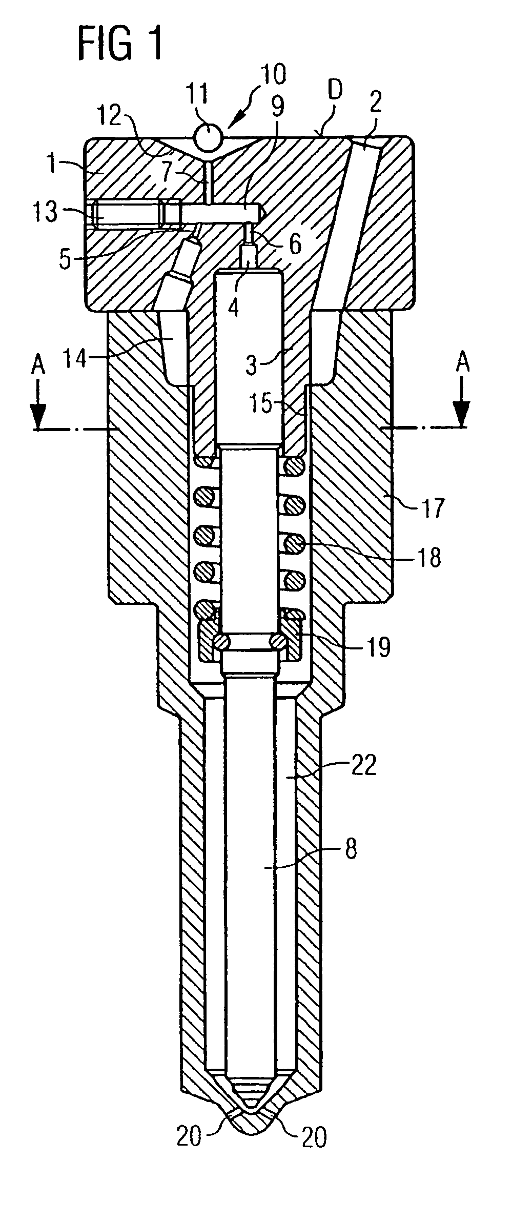 Control module for a storage-type injection system injector