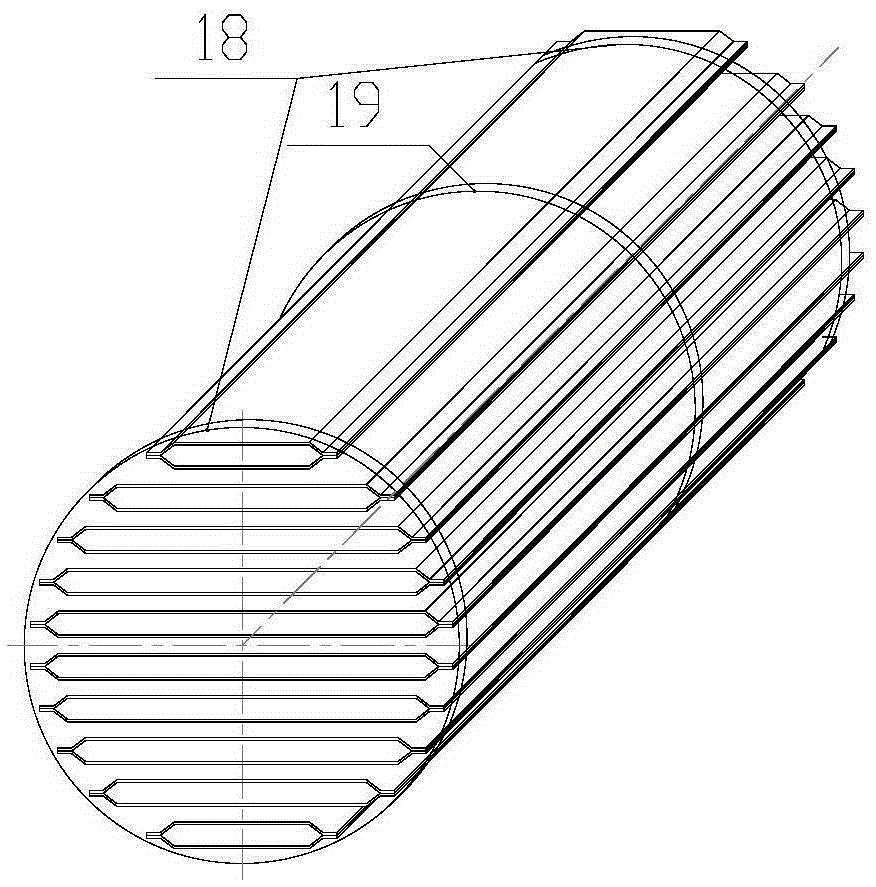 Detachable plate type indirect heating coal pyrolysis device