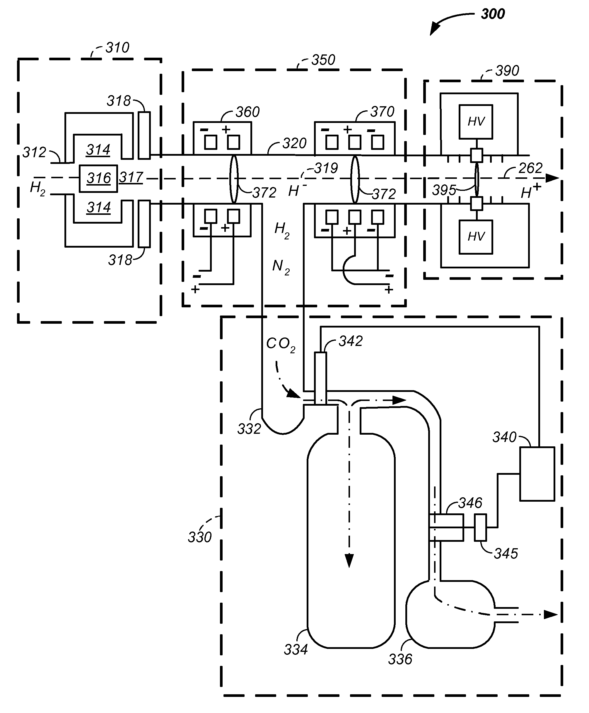 Multi-field charged particle cancer therapy method and apparatus