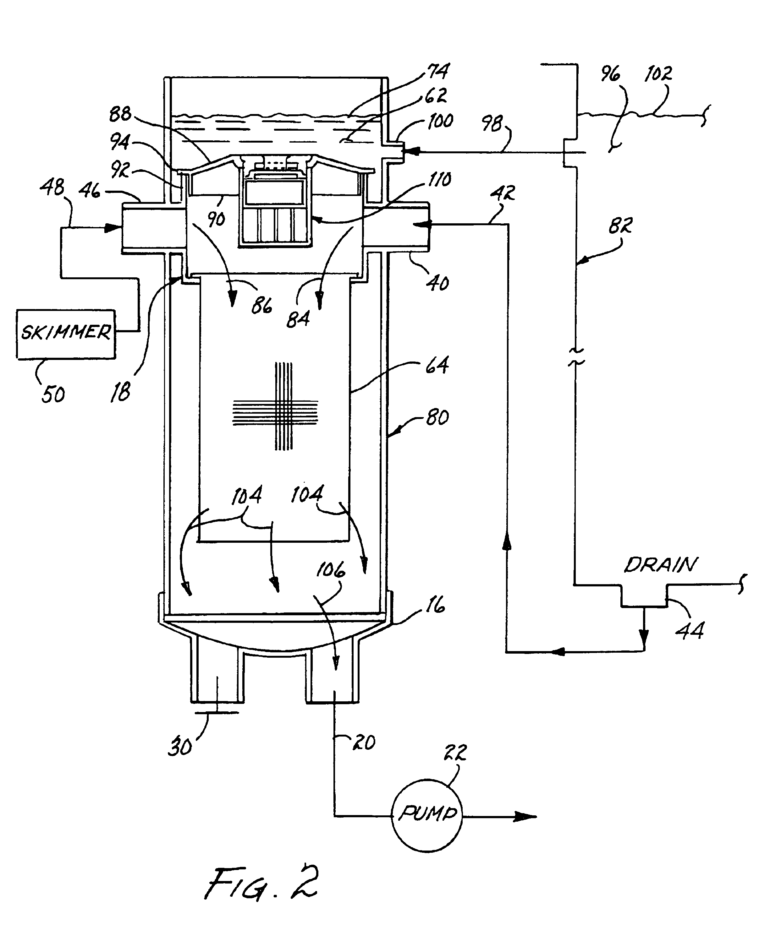 Hydraulic suction fuse for swimming pools