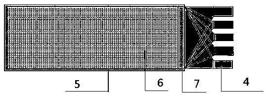 Device for collecting subsurface flow through horizontal rotation and extrusion