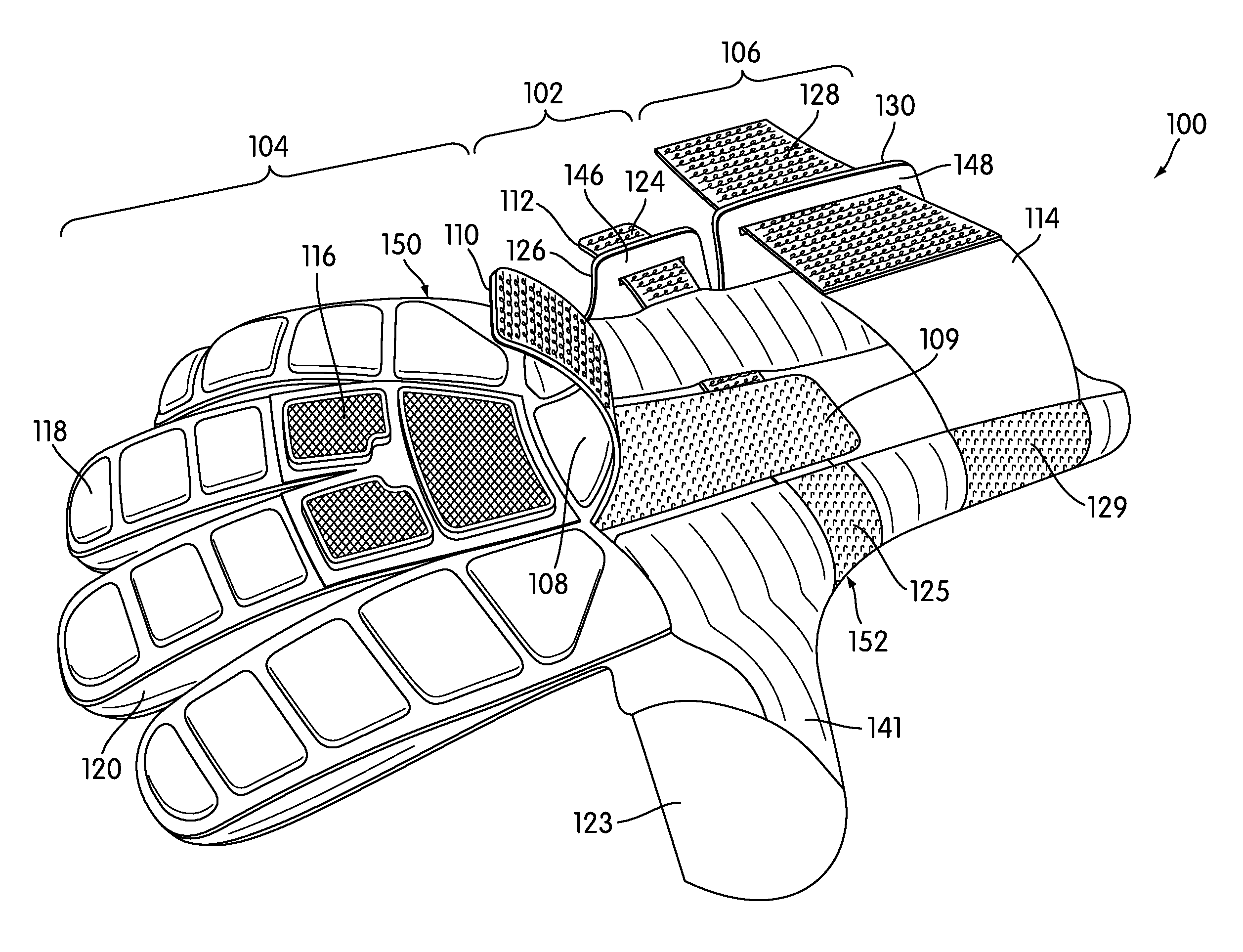 Adjustable glove