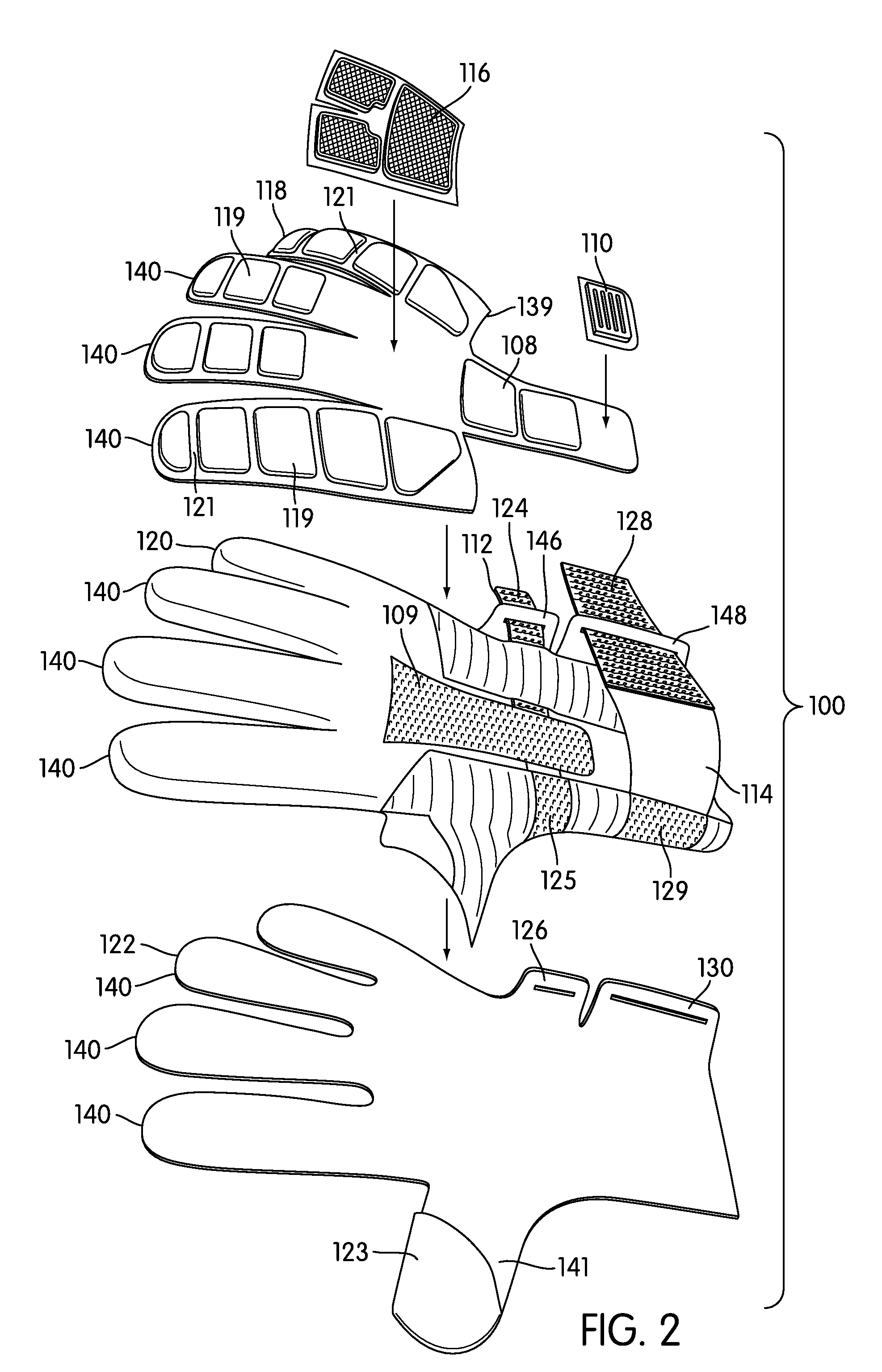 Adjustable glove