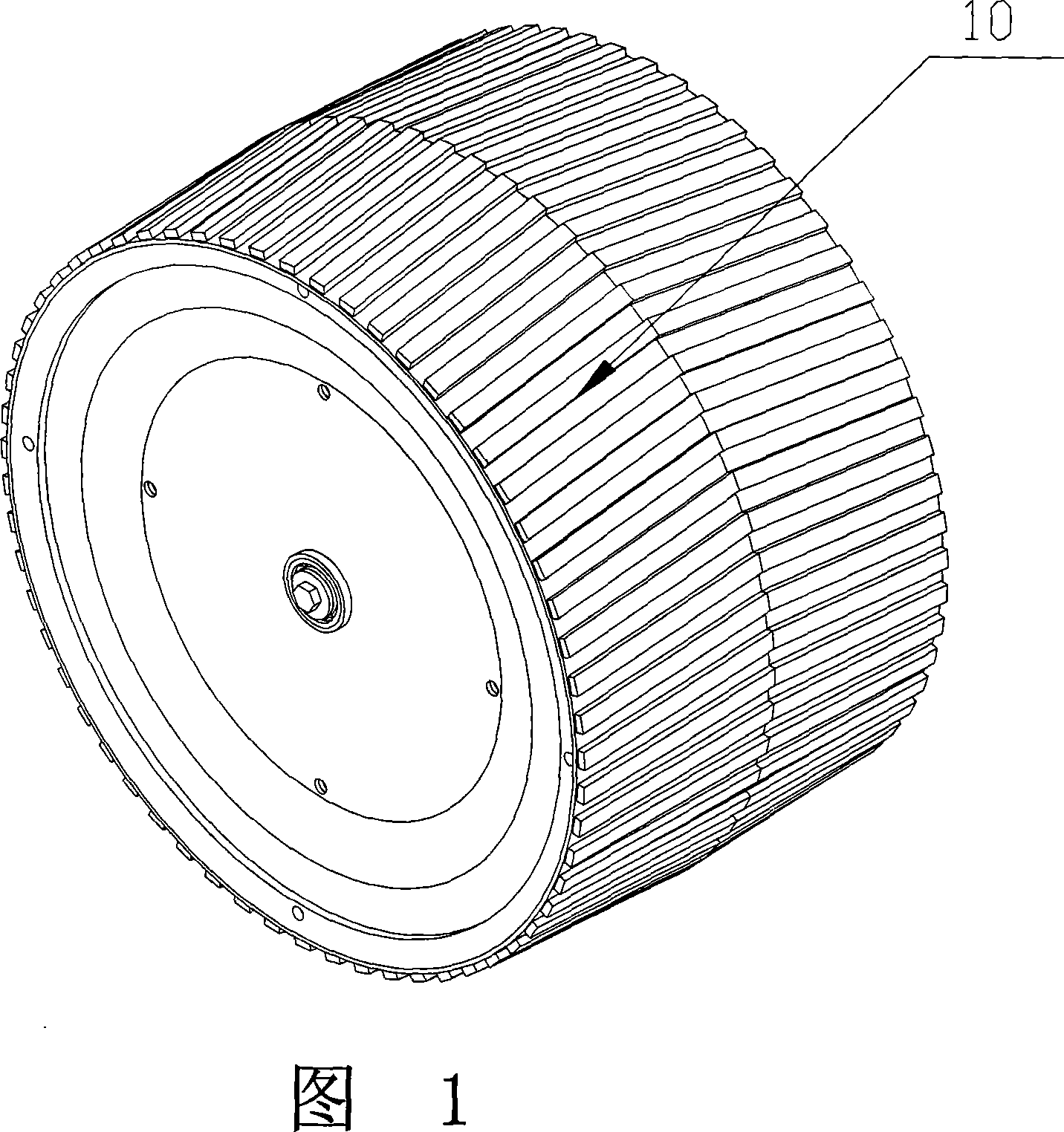 Hub for embedded independent driving system and steering system