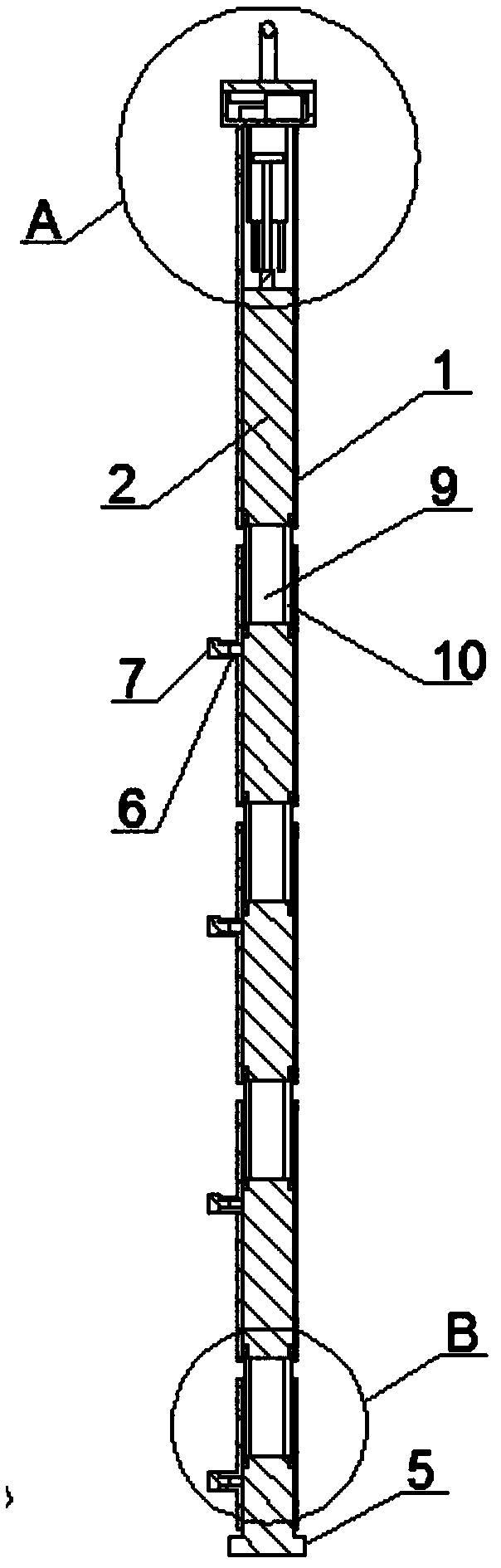 Multipoint sampling type water sample collector and water sample collection method