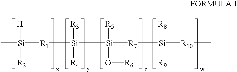 Low dielectric constant polyorganosilicon materials generated from polycarbosilanes