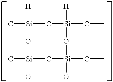 Low dielectric constant polyorganosilicon materials generated from polycarbosilanes