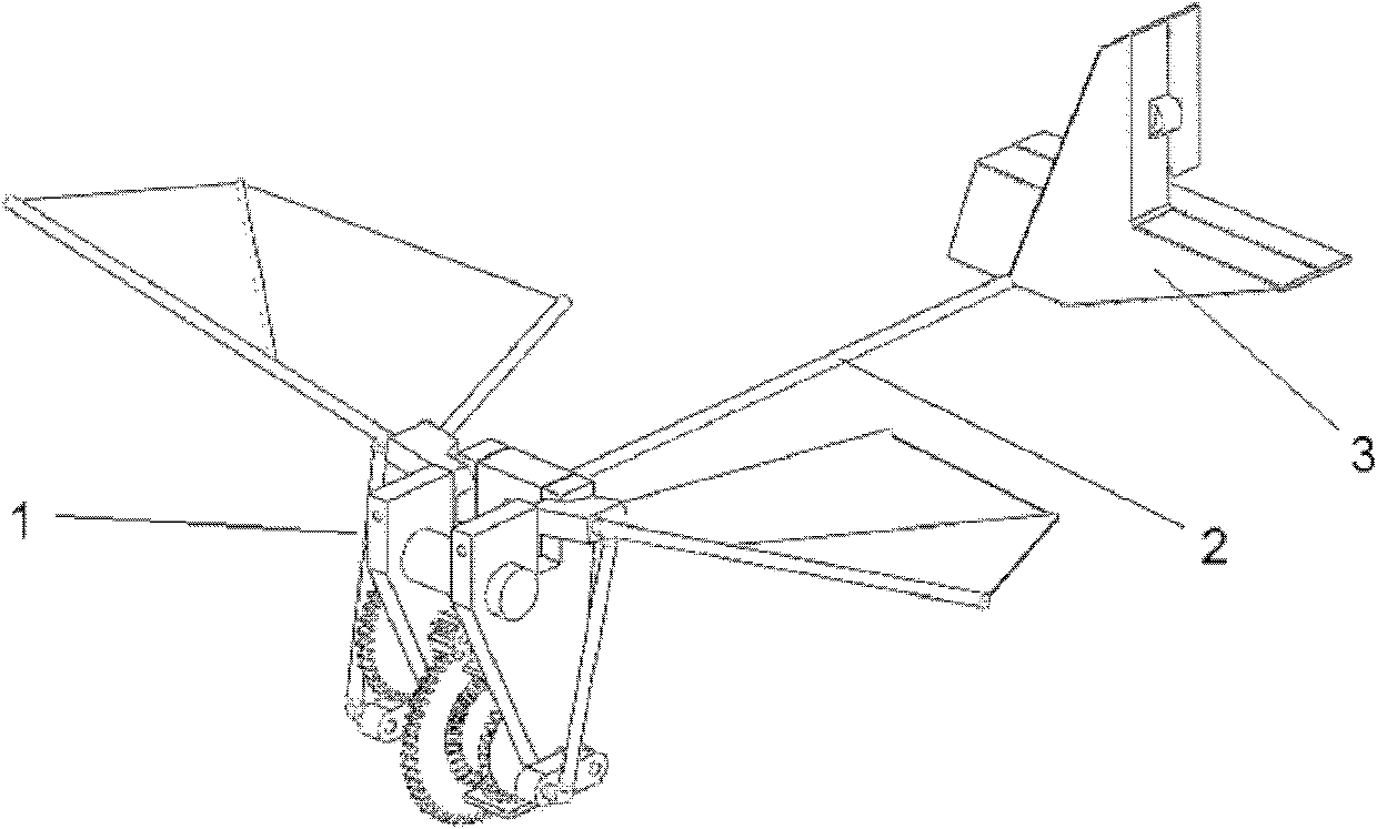 Bevel gear train flapping-wing aircraft