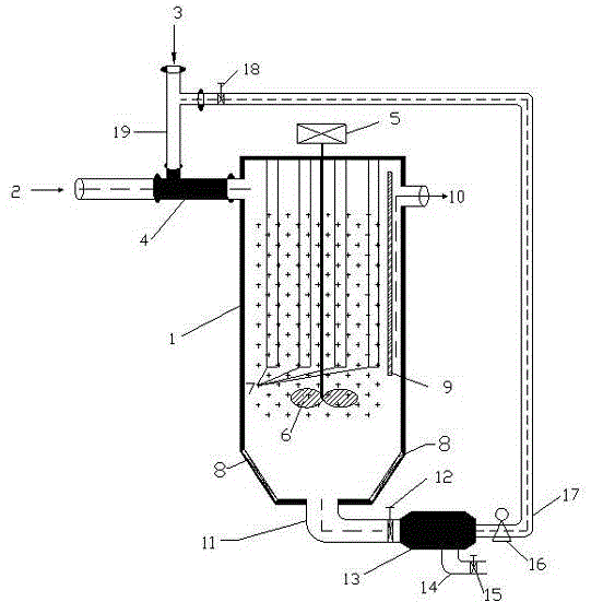 Magneto-optical sewage treatment apparatus