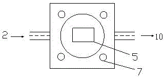 Magneto-optical sewage treatment apparatus