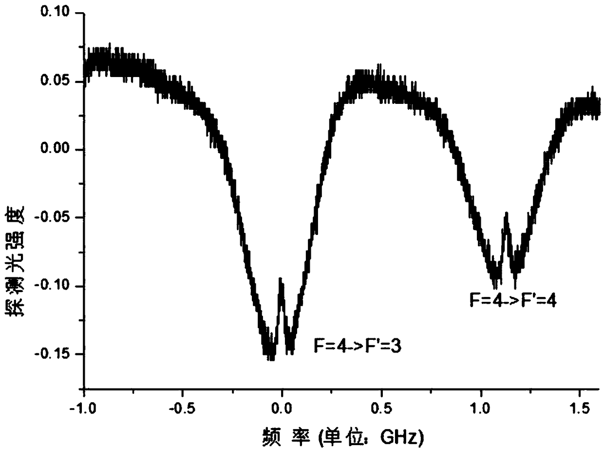 Cesium atom magnetometer