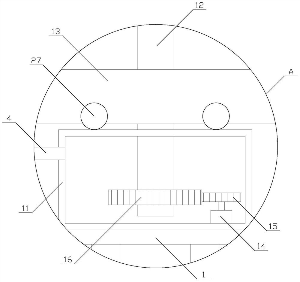 A dust removal device with anti-clogging function