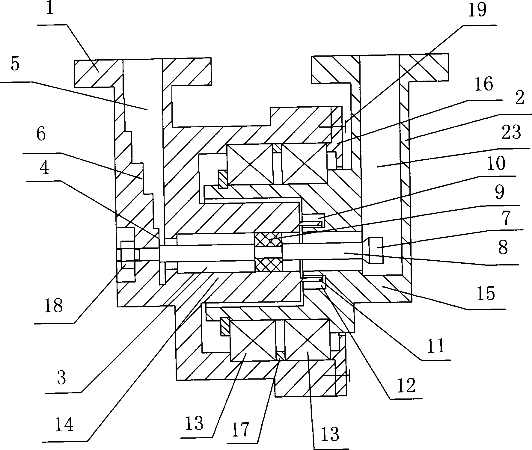 Novel microwave rotary joint