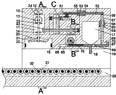 Equipment for carrying casting mold and use method of equipment