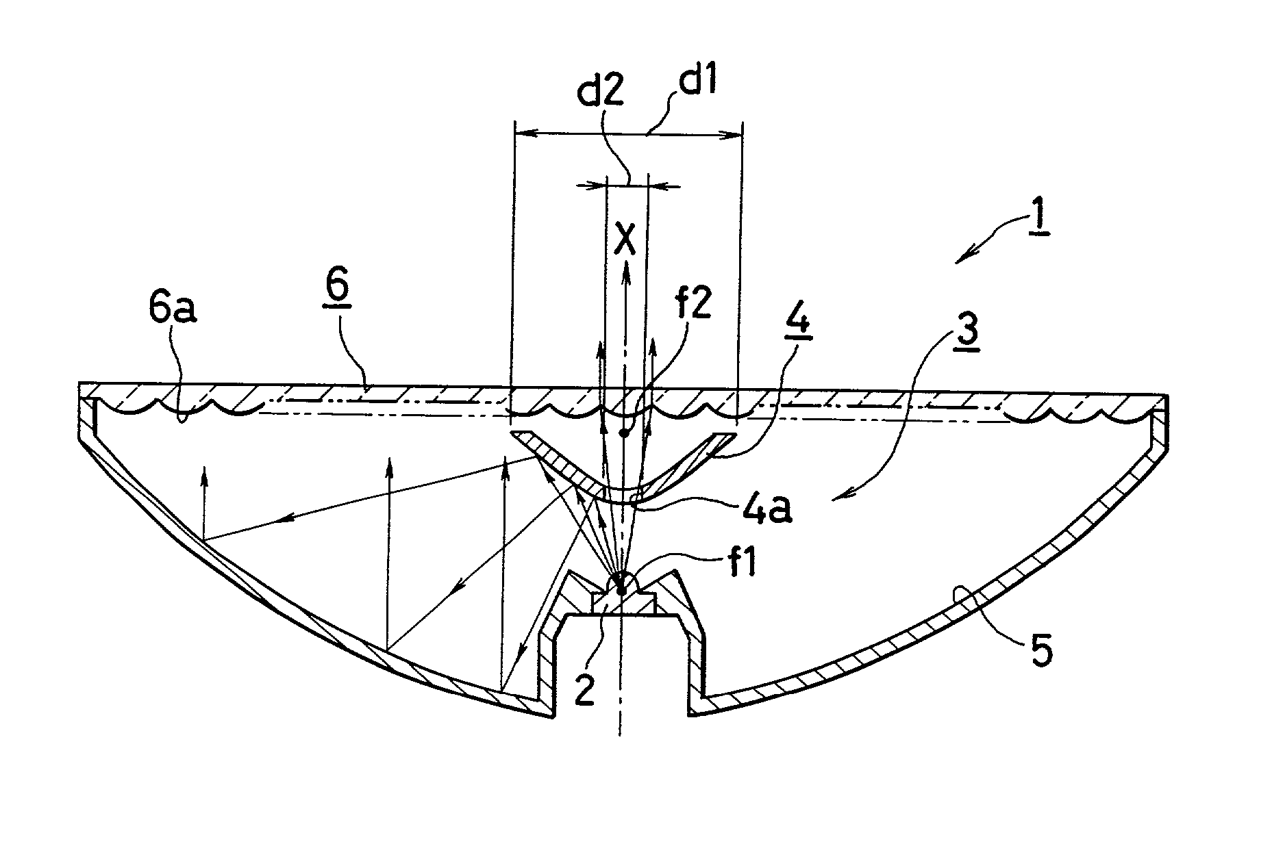 Led lighting equipment for vehicle