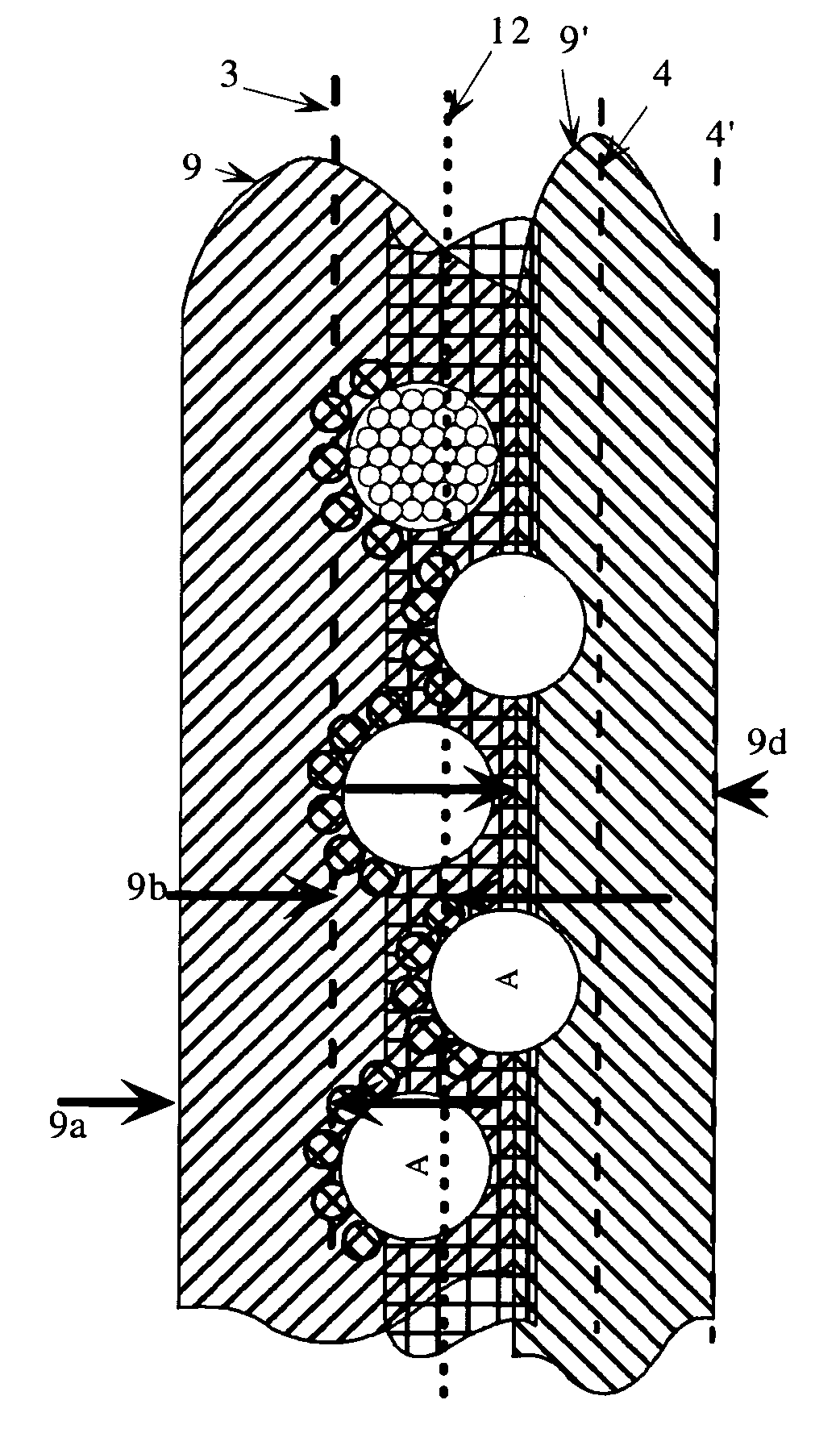 Coated metalized fabric and process for edge bonding