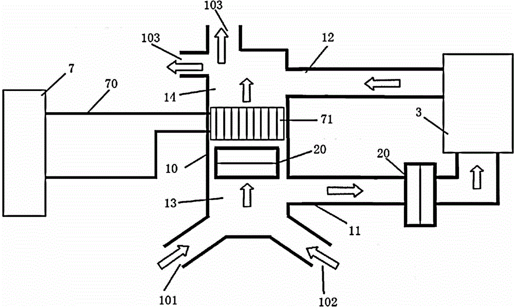 Air-conditioning unit utilizing cold energy of liquefied fuel gas and car