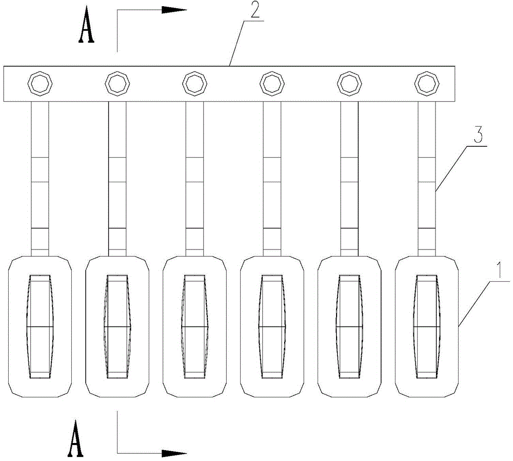 Multi-cantilever button and controller