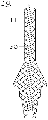 High-voltage sleeve with uniform electric field function, and cable terminal