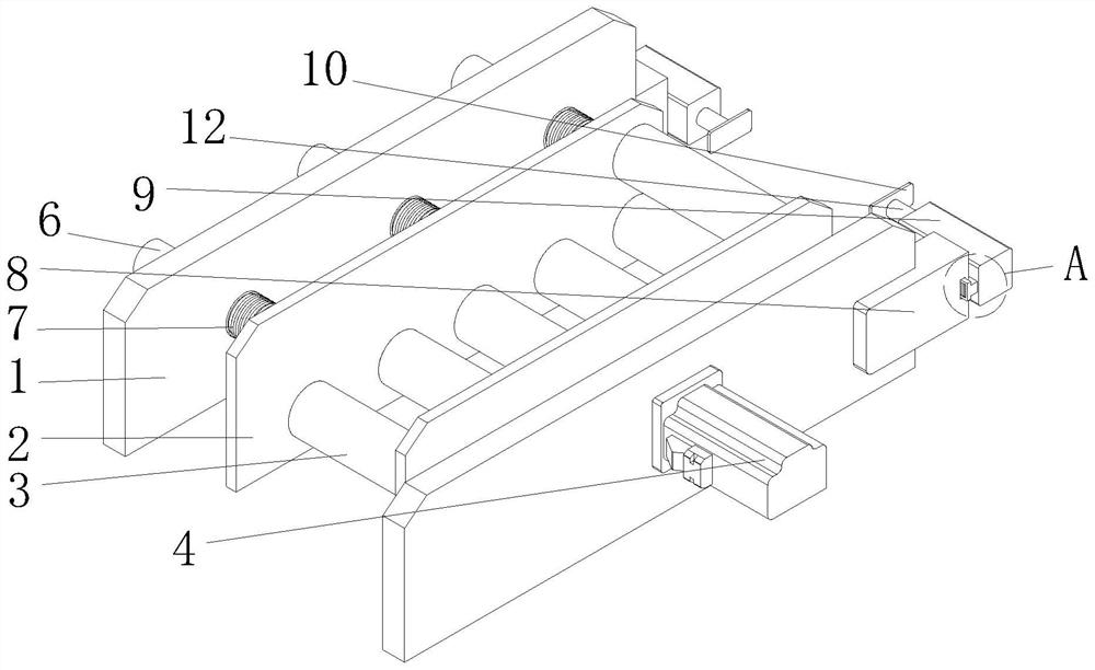 Automatic cloth deviation rectifying device of printing machine