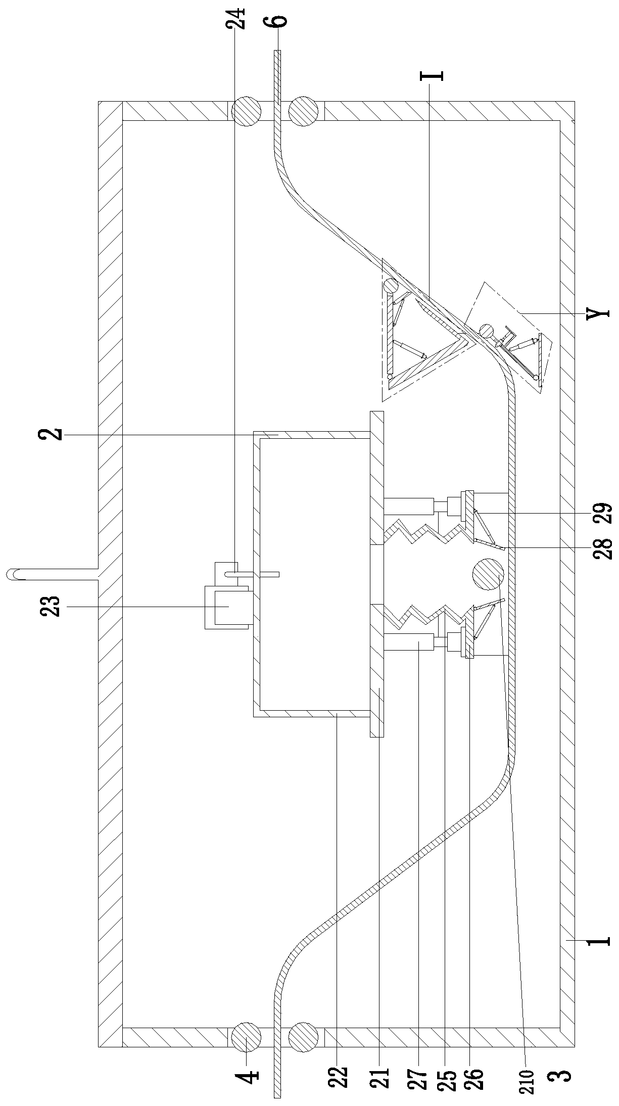 A steel plate galvanizing production line and the galvanizing process of the production line