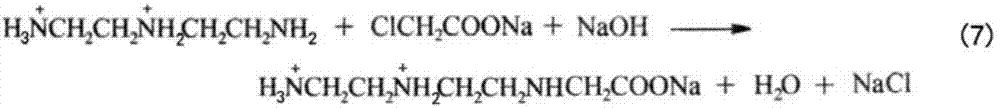 Synthesis method of DTPA (diethylene triamine pentacetic acid) penta-sodium salt