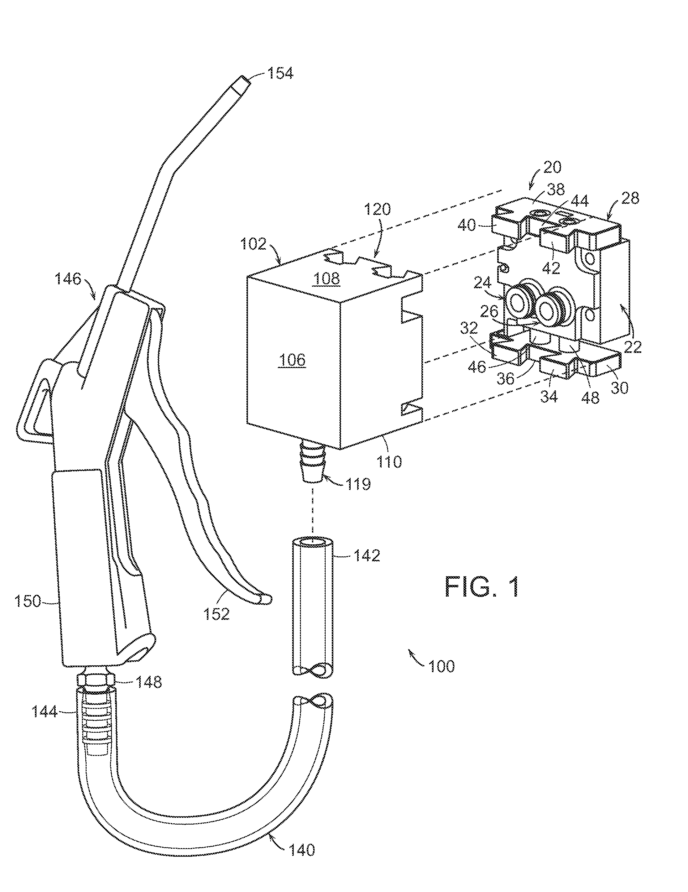 Flush unit for a fountain dispenser