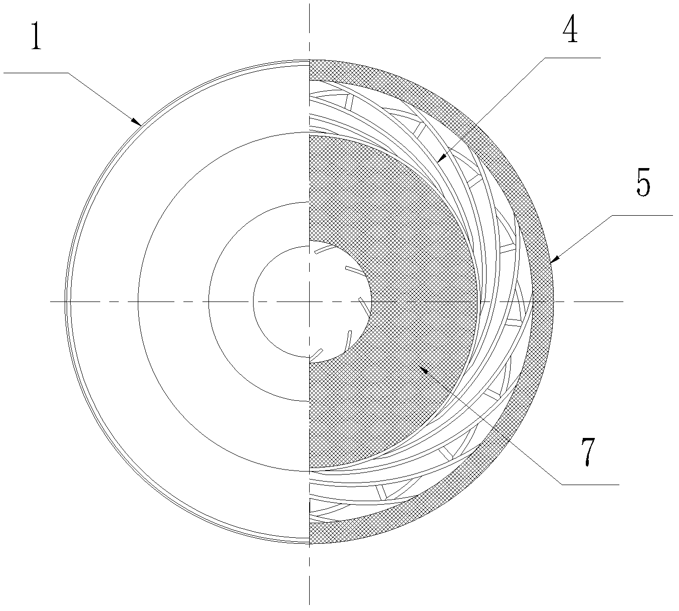 Motor for dust collector