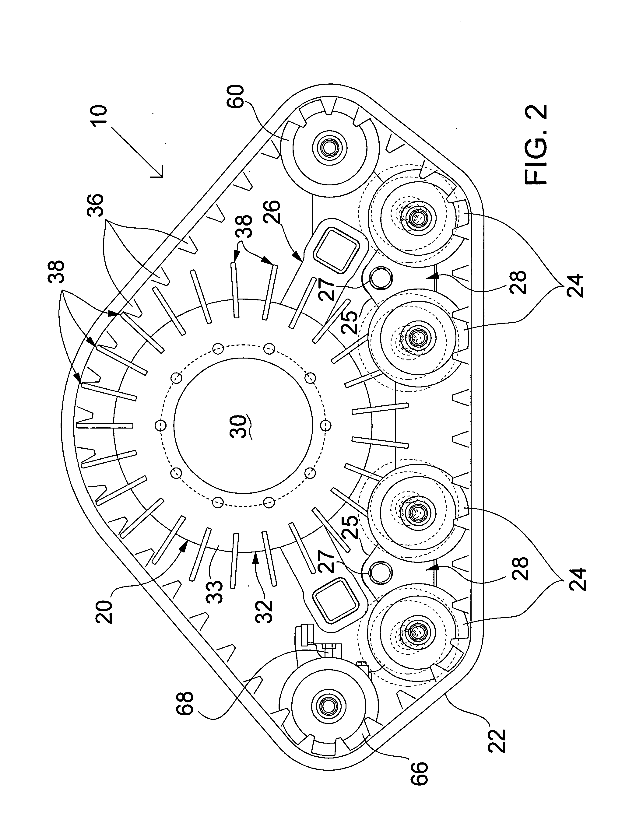 Track drive assembly