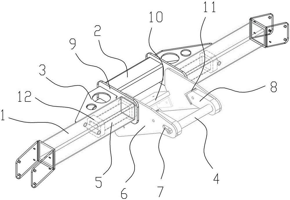 Capturing rod structure