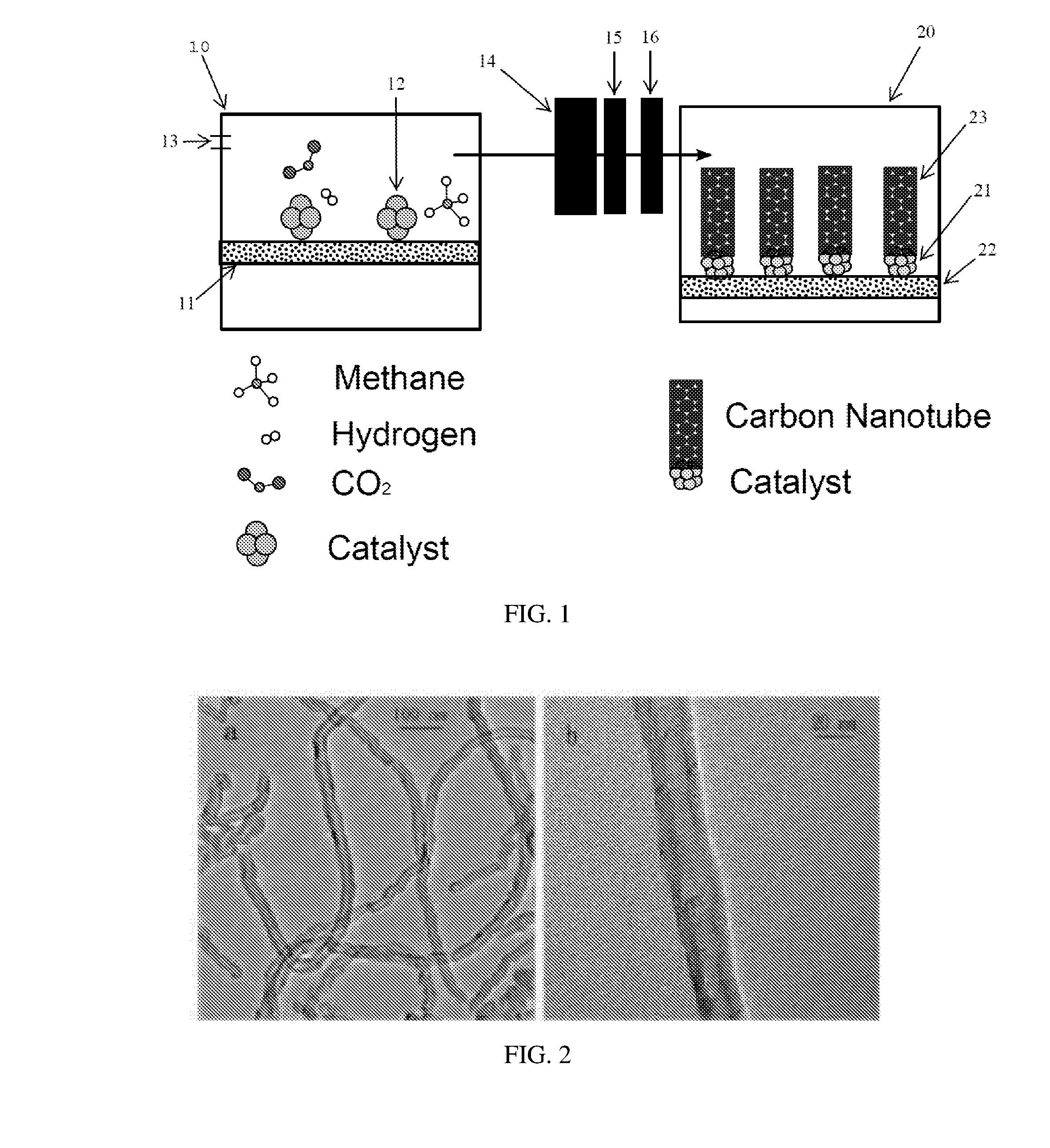 Carbon nano-tube production from carbon dioxide