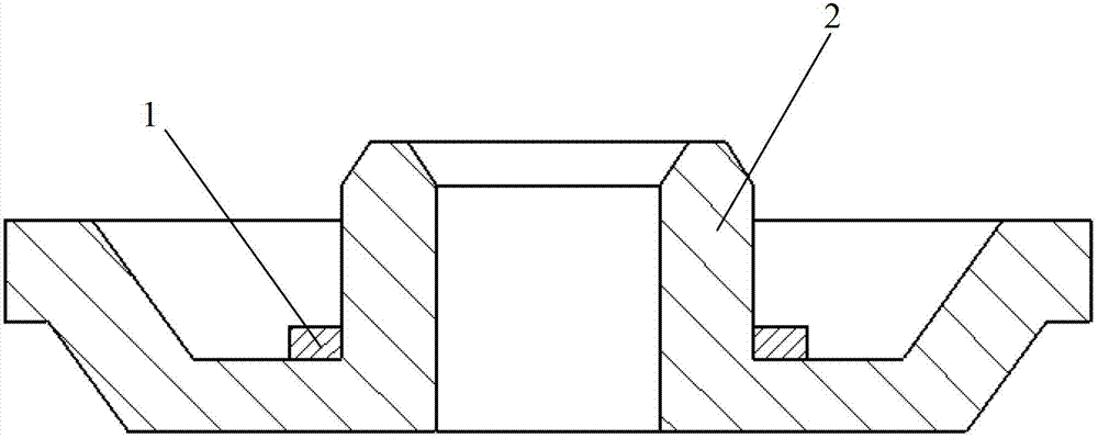 Solder ring for magnetron cathode assembly, method for producing solder ring for magnetron cathode assembly and molybdenum end cap connecting with solder ring