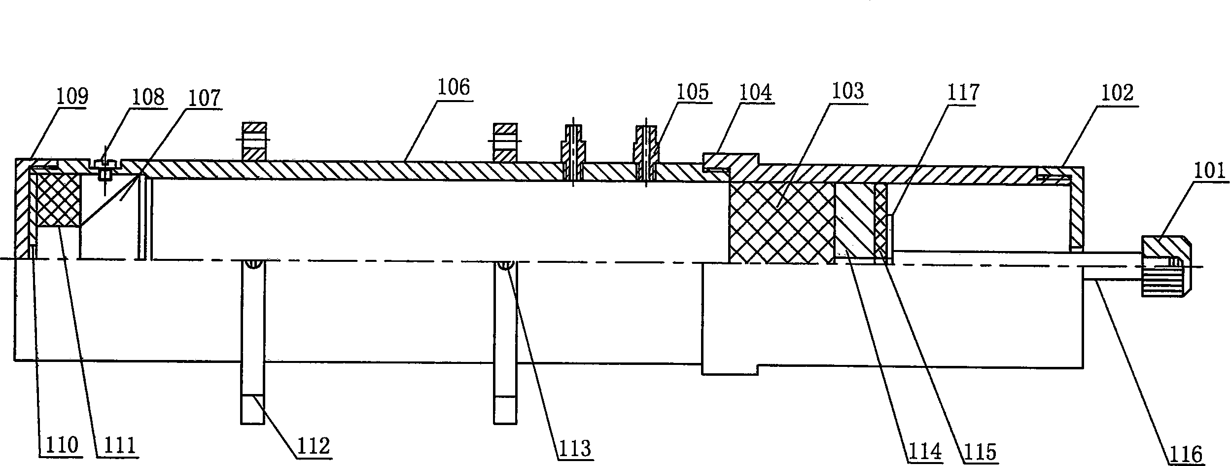 Comprehensive test instrument for performance of accoustic material