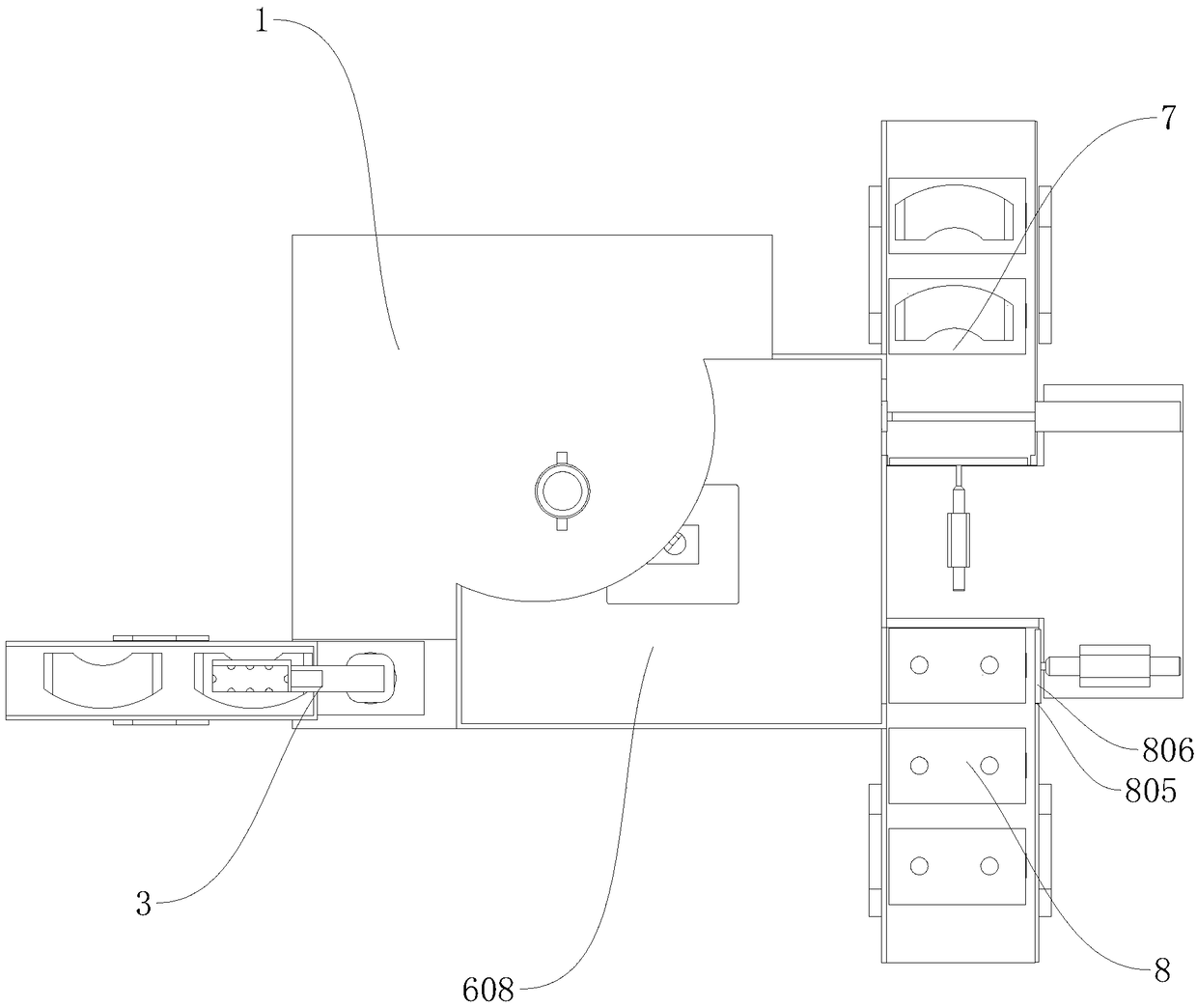 Automatic vehicle brake plate painting equipment