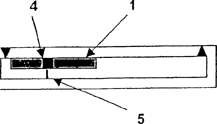 Sample collecting device and mass spectrometry of device