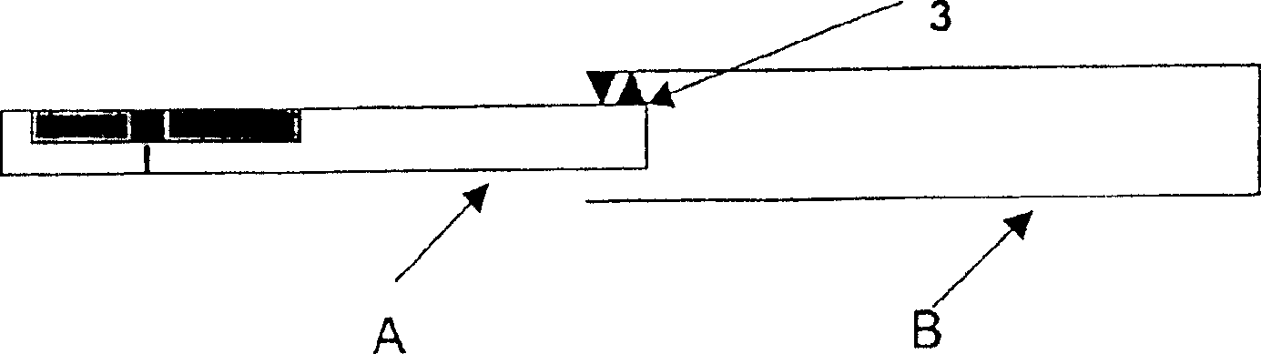 Sample collecting device and mass spectrometry of device