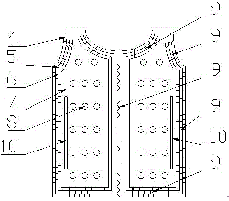 Vest with self-defense and health care function