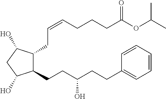 Solvent cast film sustained release latanoprost implant