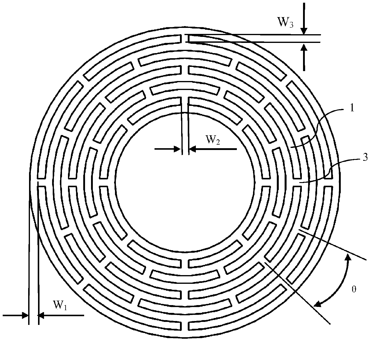 An outer edge fixed laser processing piezoelectric driven multi-ring gyroscope and its preparation method