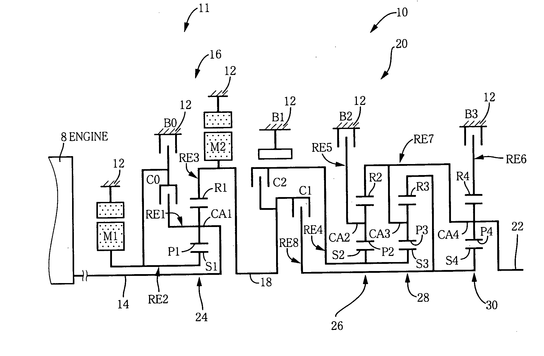 Control device for vehicular drive system