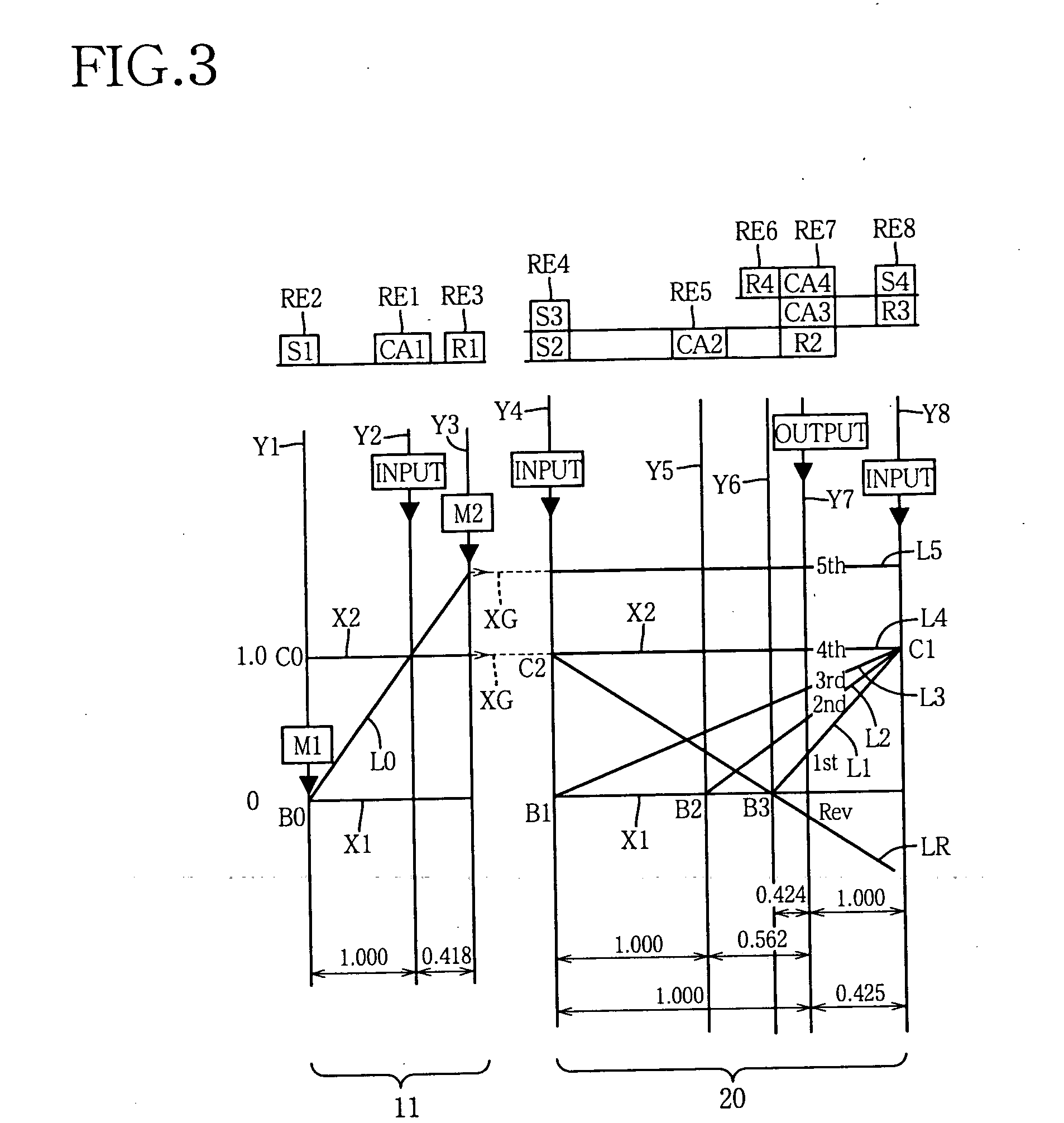 Control device for vehicular drive system