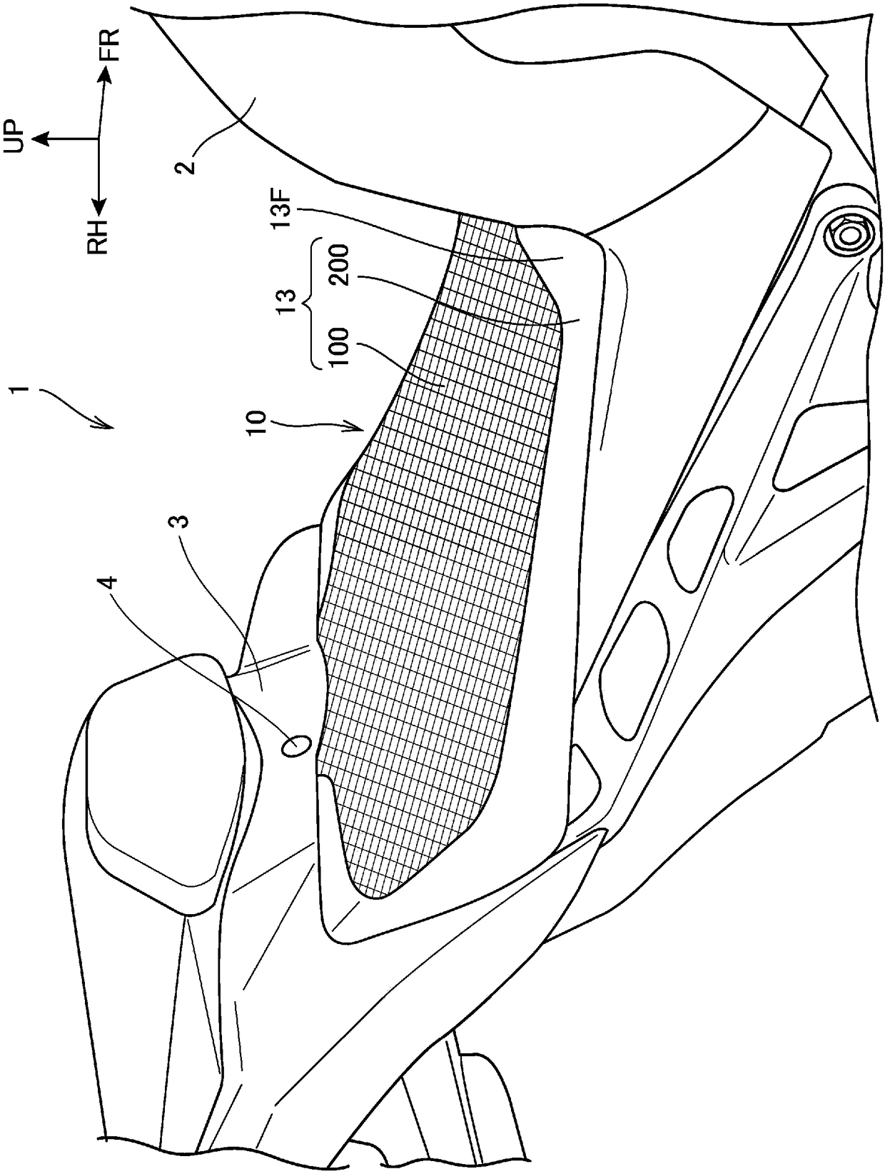 Vehicle seat structure